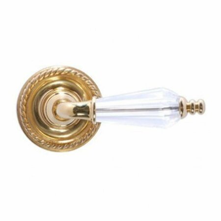 BRASS ACCENTS Charleston With Kinsman Crystal Double Dummy Set - Satin Nickel D06-L010D-KNS-619